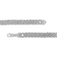 Luxe Layers 1 CTW Diamond Cuban Link 24-inch Chain in Rhodium Plated Sterling Silver Online Sale