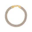 Luxe Layers 1 3 CTW Diamond Cuban Link 8.5-inch Bracelet in Yellow Gold Plated Sterling Silver Discount