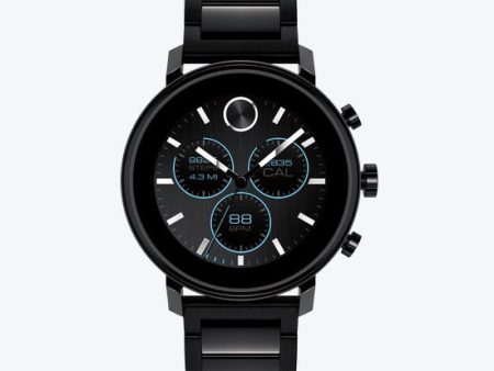 Movado BOLD with 42MM Black Round Dial and Stainless Steel Bracelet. 360037 Online