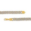 Luxe Layers 1 3 CTW Diamond Cuban Link 8.5-inch Bracelet in Yellow Gold Plated Sterling Silver Discount