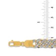 Luxe Layers 1 3 CTW Diamond Cuban Link 8.5-inch Bracelet in Yellow Gold Plated Sterling Silver Discount