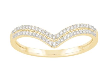 1 10 CTW Diamond Tiara Crown Ring in 10KT Yellow Gold Sale