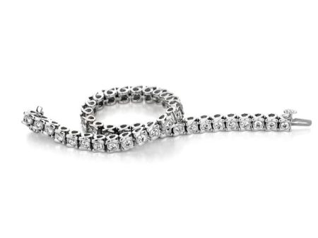 1 2 CTW Diamond 8-inch Tennis Bracelet in 10KT White Gold Online