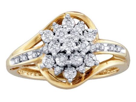 1 14 CTW Diamond Ring in 10KT Yellow Gold on Sale