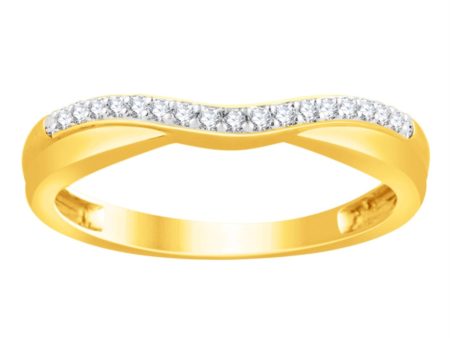 1 10 CTW Diamond Ring in 14KT Yellow Gold Online now