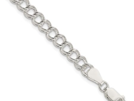 Sterling Silver 7inch Polished Charm Bracelet For Discount