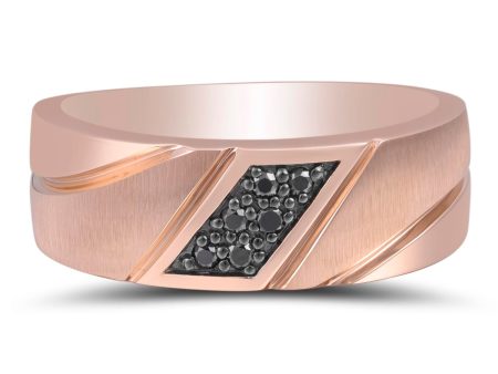 1 10 CTW Diamond Wedding Ring in 10KT Rose Gold Online