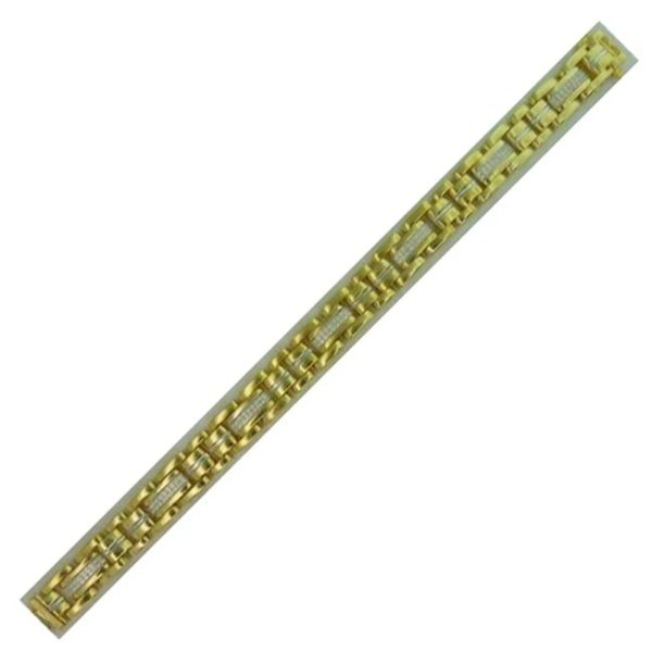 1 2 CTW Diamond 8.5-inch Bracelet in 10KT Yellow Gold Hot on Sale