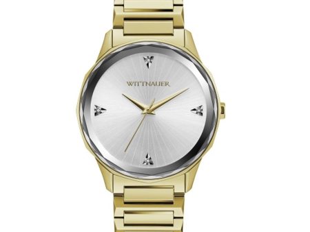 Wittnauer with 42MM Silvertone Round Dial Stainless Steel Watch Band. WN3094 Sale