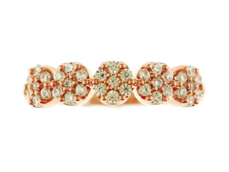 1 2 CTW Diamond Anniversary Ring in 10KT Rose Gold Supply