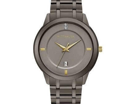 Wittnauer with 42MM Grey Round Dial Stainless Steel Watch Band. WN3091 For Cheap